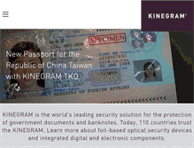 Tablet Screenshot of kinegram.com